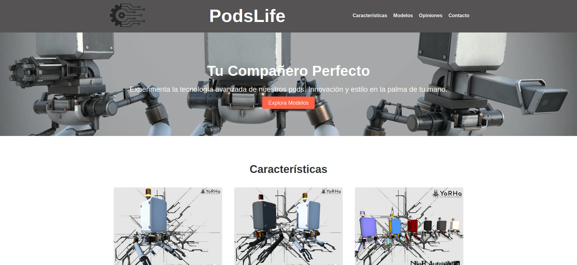 PodsLife Landing Page